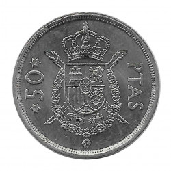 Moneda España 50 Pesetas Año 1975 Estrella 78 Rey Juan Carlos I Sin Circular