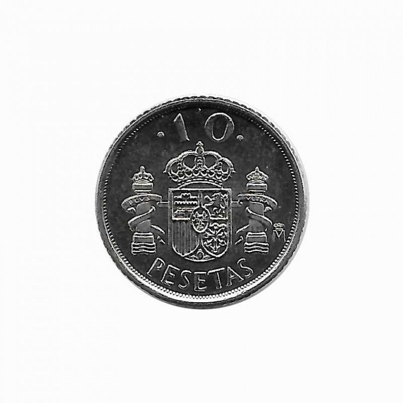 Coin Spain 10 Pesetas Year 1999 King Juan Carlos I Uncirculated