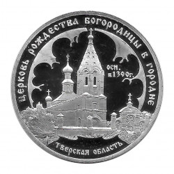 Silbermünze Russland 3 Rubel Dreikönigskathedrale 2004 | Numismatik - Alotcoins