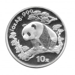 Münze China 10 Yuan Jahr 1997 Silber Panda Proof