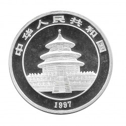 Münze China 10 Yuan Jahr 1997 Silber Panda Proof