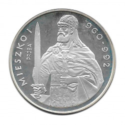 Moneda 200 Zlotys Polonia Miecislao I PRUEBA 1979