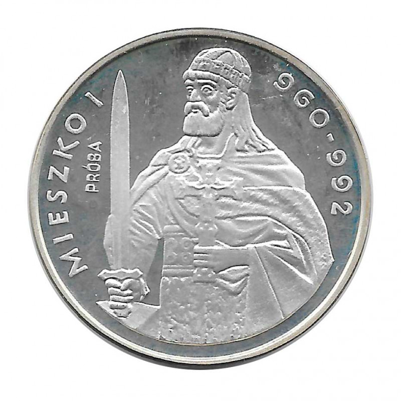 Münze 200 Złote Polen Mieszko I Probe 1979