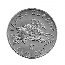 Moneda 1 Peso Cuba Almiqui Año 1981 | Tienda Numismática Online ALOTCOINS