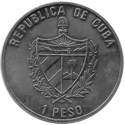 Moneda 1 Peso Cuba Mao Tse Tung China 2002