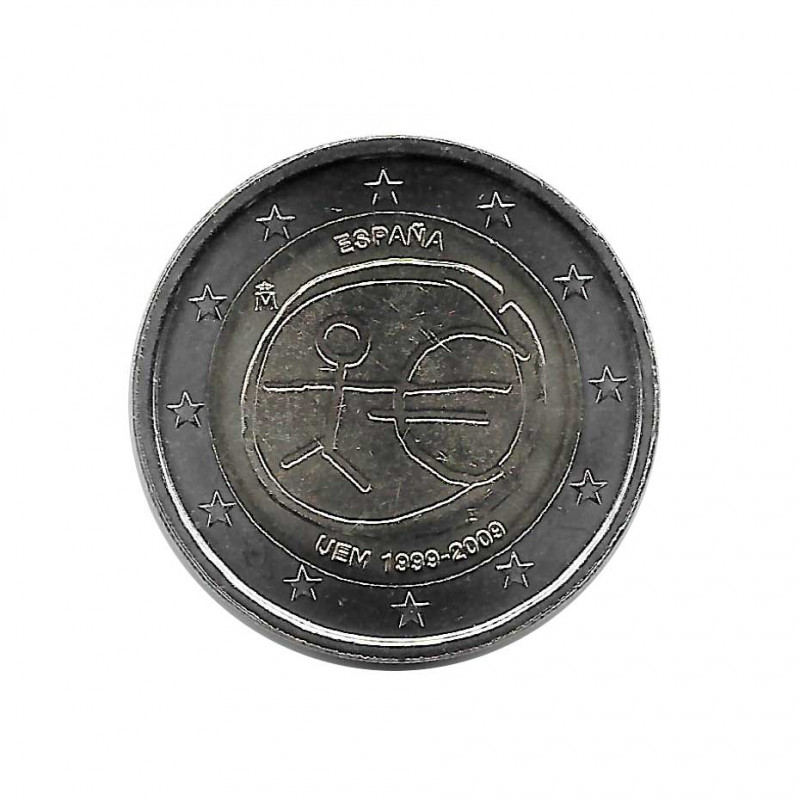 Commemorative Coin 2 Euros Spain EMU Year 2009 | Numismatics Online - Alotcoins