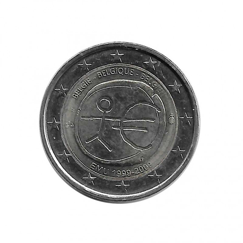 Gedenkmünze 2 Euro Belgien EMU Jahr 2009 | Numismatik Online - Alotcoins