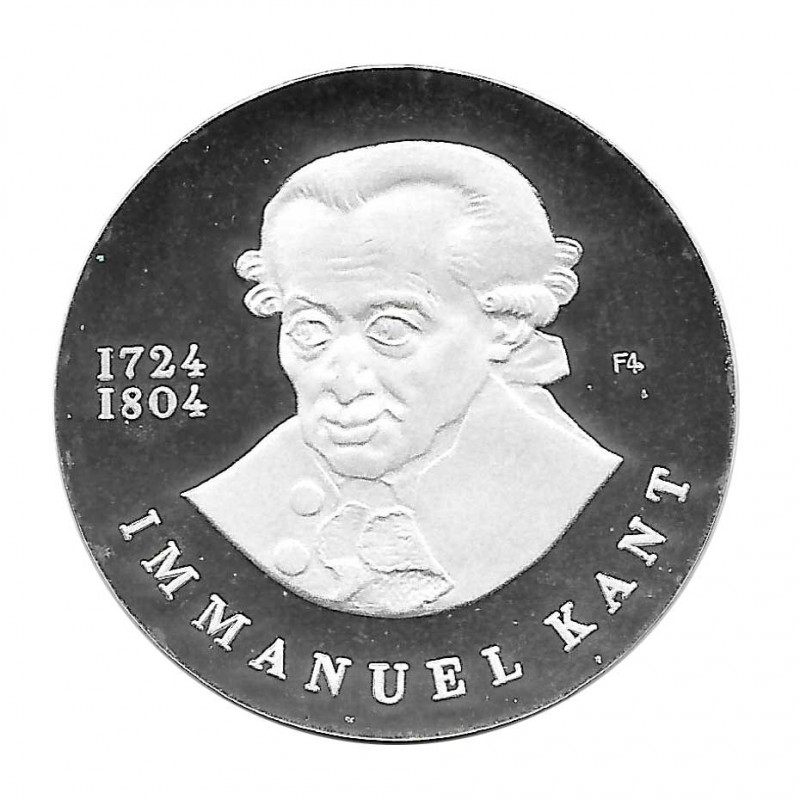 Moneda 20 Marcos Alemanes DDR Immanuel Kant Año 1974 | Numismática Online - Alotcoins