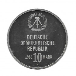 Moneda 10 Marcos Alemanes DDR Grupos Combate Año 1983 | Numismática Online - Alotcoins