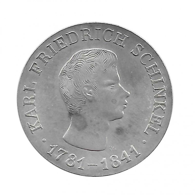 Moneda 10 Marcos Alemanes DDR Karl Friedrich Schinkel A Año 1966 | Numismática Online - Alotcoins