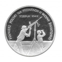 Moneda 100.000 Zlotys Polonia Batalla por Tobruk Año 1991 | Numismática Online - Alotcoins