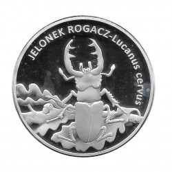 Coin 20 Złotych Poland Stag Beetle Year 1996 | Numismatics Online - Alotcoins