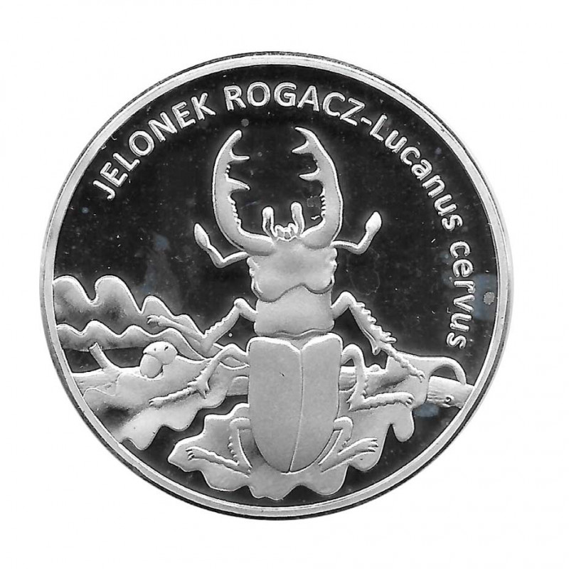 Moneda 20 Zlotys Polonia Escarabajo Ciervo Volante Año 1996 | Numismática Online - Alotcoins
