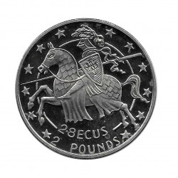 Coin 2.8 ECUs 2 Pounds Gibraltar Charlemagne Year 1992 | Numismatics Online - Alotcoins