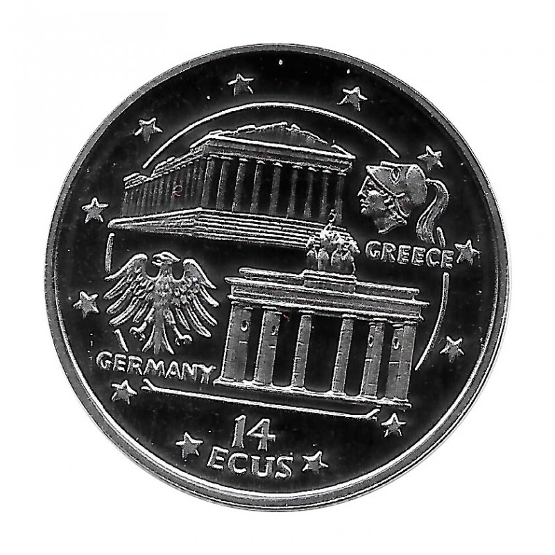 Moneda 14 ECUs Gibraltar Grecia-Alemania Año 1994 | Numismática Online - Alotcoins