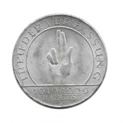Moneda 3 Reichsmarks Alemanes 10º Aniversario Weimar J Año 1929 1 | Numismática Online - Alotcoins