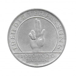 Moneda 3 Reichsmarks Alemanes 10º Aniversario Weimar D Año 1929 1 | Numismática Online - Alotcoins