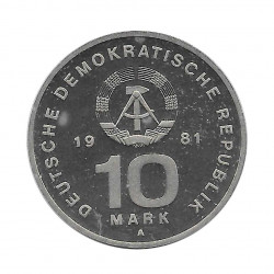 Moneda 10 Marcos Alemanes DDR NVA Año 1981 2 | Numismática Online - Alotcoins