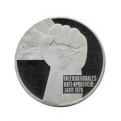 Coin 5 German Marks GDR Anti-Apartheid Year 1978 | Numismatics Online - Alotcoins
