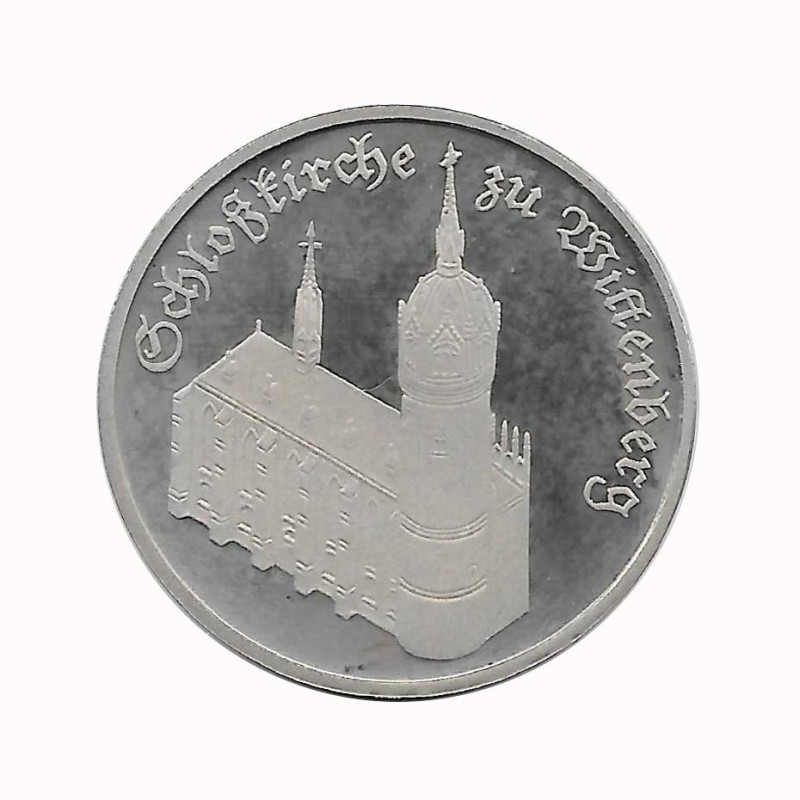 Coin 5 German Marks GDR Schlosskirche Wittenberg Year 1983 A | Numismatics Online - Alotcoins