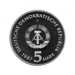 Coin 5 German Marks GDR Alexanderplatz Berlin Year 1987 A 2 | Numismatics Online - Alotcoins