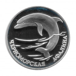 Moneda 1 Rublo Rusia Delfín Aphalina Año 1995 | Numismática Online - Alotcoins