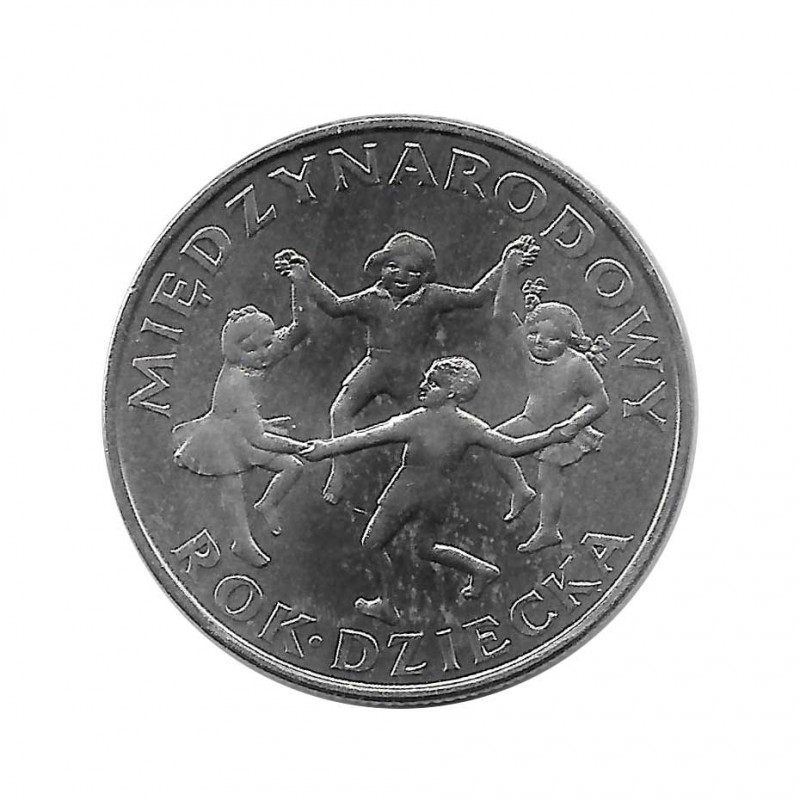 Moneda 20 Zlotys Polonia Año internacional Niño Año 1979 | Numismática Online - Alotcoins