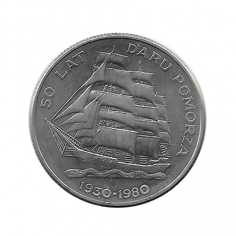 Moneda 20 Zlotys Polonia Daru Pomorza Año 1980 | Numismática Online - Alotcoins