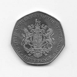 Moneda 50 Peniques Gibraltar Referéndum Año 2017 | Numismática Española - Alotcoins