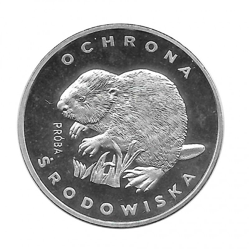 Moneda 100 Zlotys Polonia Castor PROBA Año 1978 | Numismática Online - Alotcoins