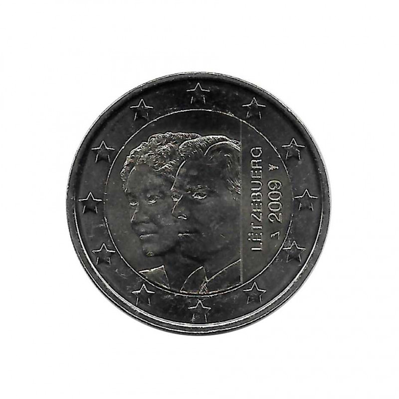 Moneda 2 Euros Conmemorativa Luxemburgo Adhesión Charlotte Año 2009 | Numismática Española - Alotcoins