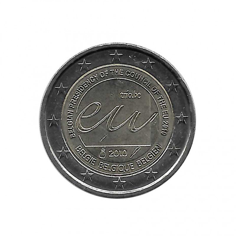 Commemorative Coin 2 Euros Belgium Belgian Presidency EU Year 2010 | Numismatics Online - Alotcoins