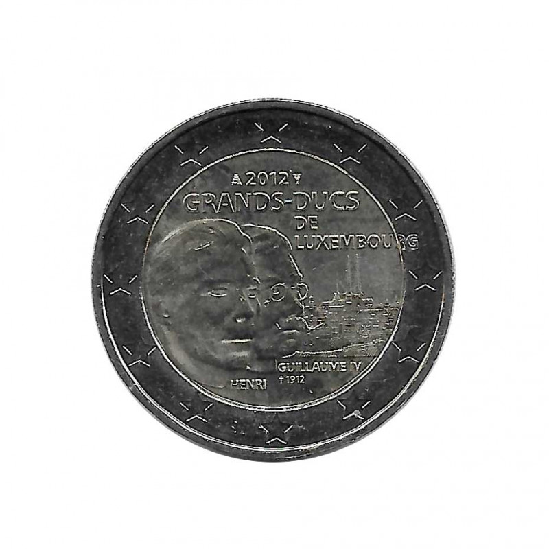 Commemorative Coin 2 Euros Luxembourg Death William IV Year 2012 | Numismatics Store - Alotcoins
