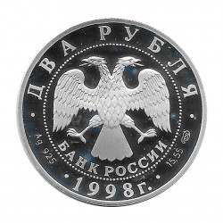 Silbermünze 2 Rubel Russland Jubiläum Vasnetsov Jahr 1998 | Numismatik Shop - Alotcoins