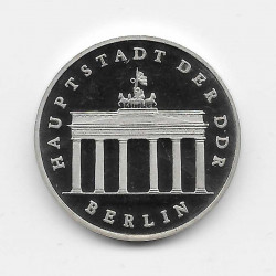Coin 5 Marks Germany GDR Brandenburg Gate Year 1987 | Numismatics Shop - Alotcoins