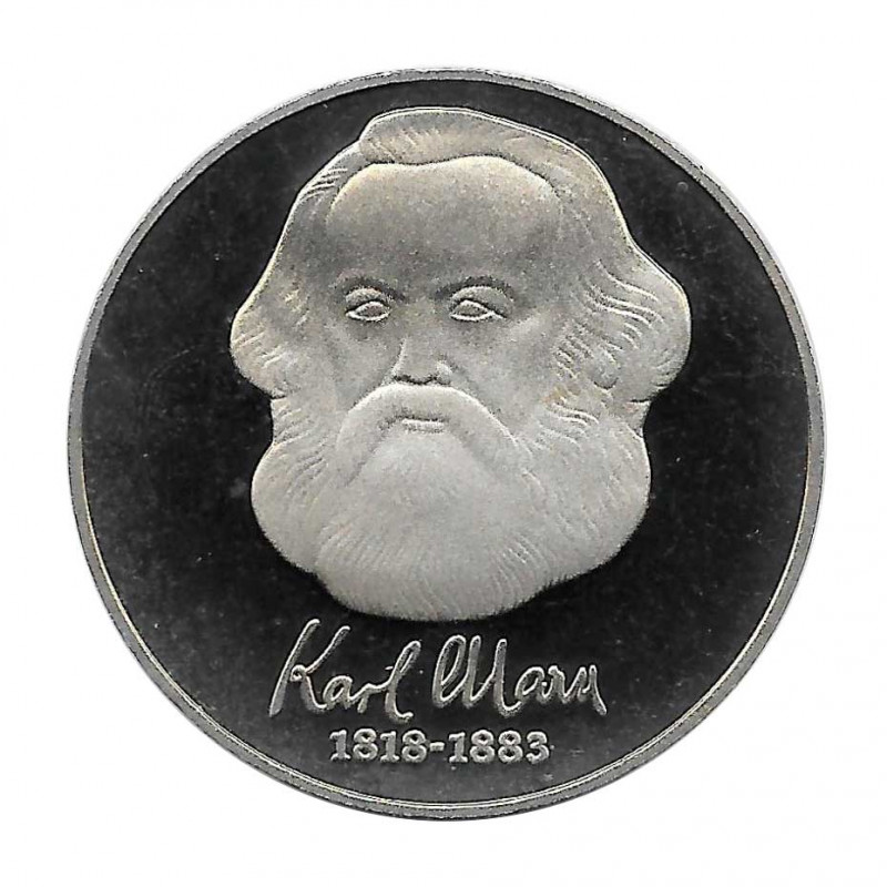 Moneda 20 Marcos Alemania DDR Centenario Karl Marx Año 1983 | Tienda Numismática - Alotcoins
