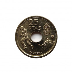 Coin Spain 25 Pesetas Year...