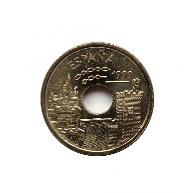 moneda de colección de 25 pesetas España San fermin año 1999 cara