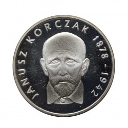 Silbermünze 100 Złote Polen Janusz Korczak Jahr 1978 | Numismatik Store - Alotcoins