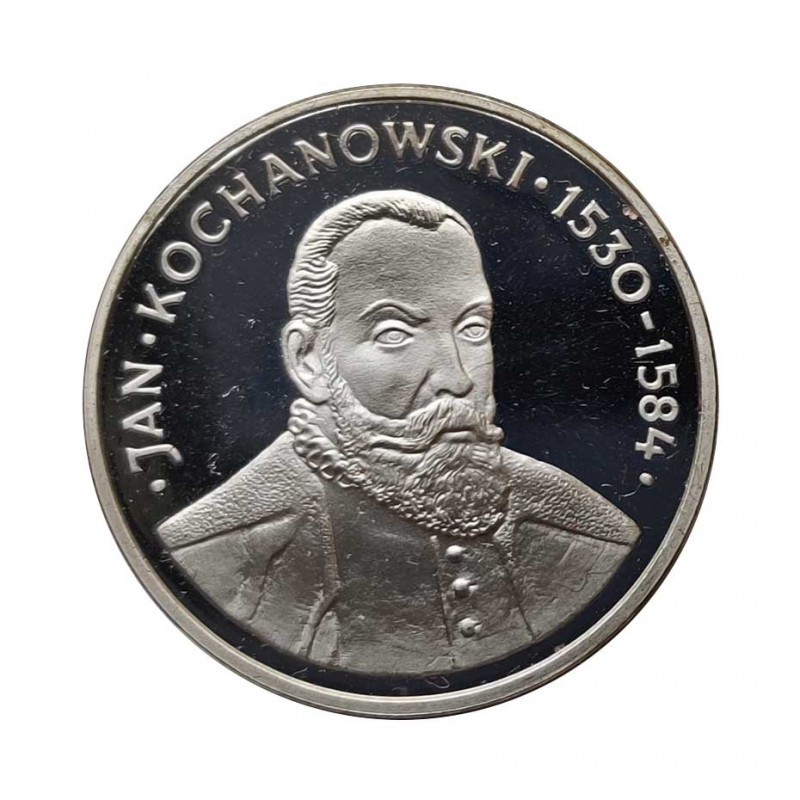 Silver Coin 100 Zloty Poland Kochanowski Year 1980 Proof | Numismatics Shop - Alotcoins