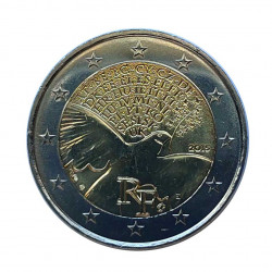 Gedenkmünze 2 Euro Frankreich Frieden Jahr 2015 | Numismatik Store - Alotcoins