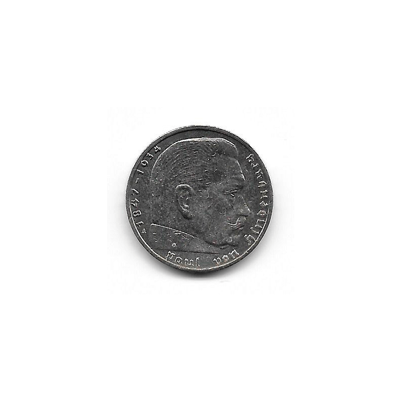 Moneda Alemania 2 Reichmark Año 1938 Esvástica