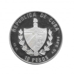 Moneda Cuba 10 Pesos Castillo de Neuschwanstein Baviera Año 2000 Proof | Tienda Numismática - Alotcoins