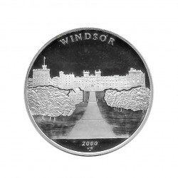 Moneda Cuba 10 Pesos Castillo de Windsor Reino Unido Año 2000 Proof | Monedas de colección - Alotcoins