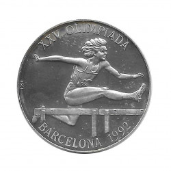 Moneda Plata 10 Pesos Salto Valla Olimpiadas Barcelona Año 1990 Proof | Monedas de colección - Alotcoins