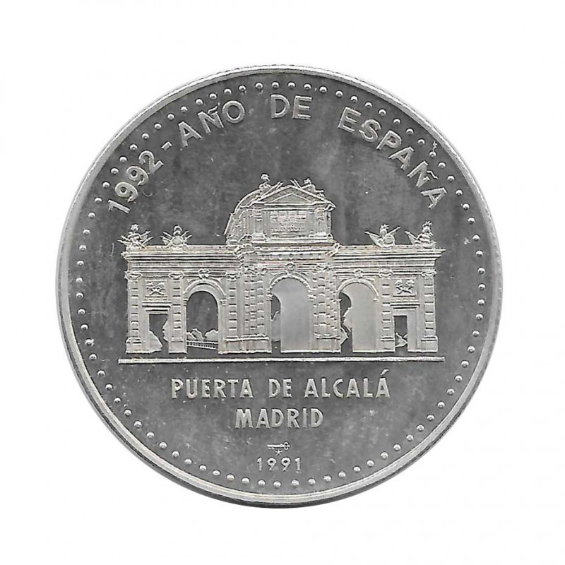 Moneda Plata 10 Pesos Cuba Puerta Alcalá Madrid Año 1991 Proof | Monedas de colección - Alotcoins