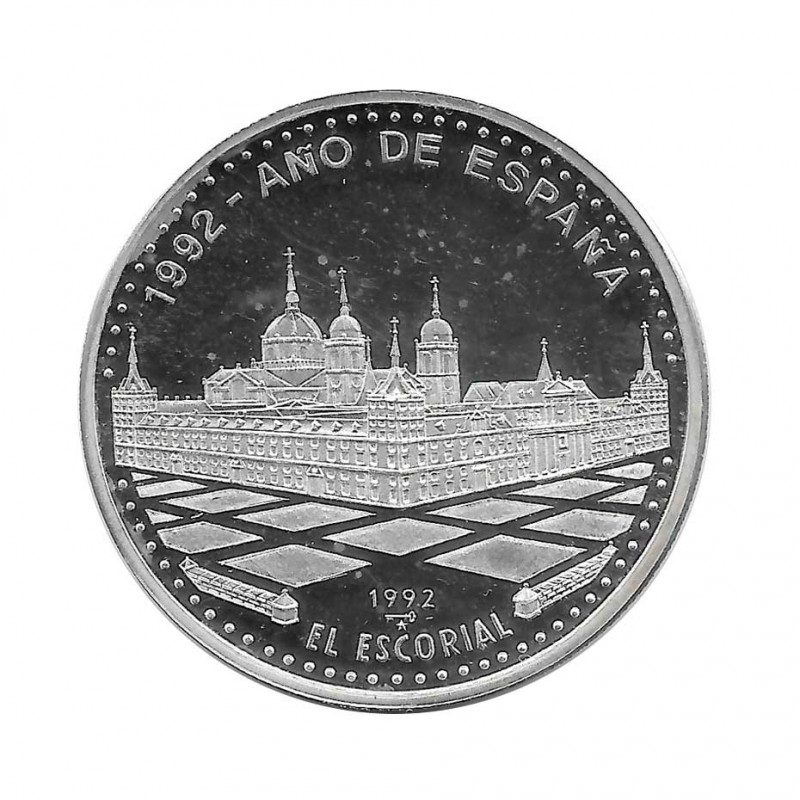 Moneda Plata 10 Pesos Cuba Monasterio El Escorial Año 1991 Proof | Monedas de colección - Alotcoins