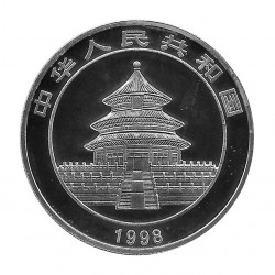 Währung China 5 Yuan 1998 Silver Mehrfarbiger Panda Münzen