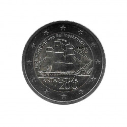 Moneda 2 Euros Conmemorativa Estonia Descubrimiento Antártida Año 2020 Sin circular SC | Monedas de colección - Alotcoins