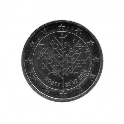 2 Euros Commemorative Coin Estonia Tartu Centenary Peace Treaty Year 2020 Uncirculated UNC | Collectible Coins - Alotcoins